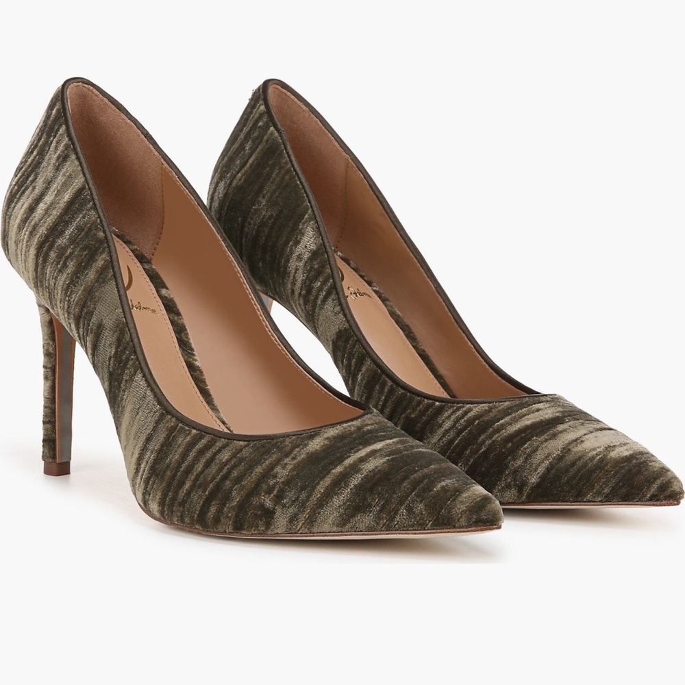 Sam Edelman Winter moss Hazel Pointed Toe Pump NWT 8,5M